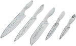 Cuisinart C55-12PCKSAM 12-Piece Ceramic Coated Stainless Steel Knives, Comes with 6-Blades and 6-Blade Guards, Color Coded to Reduce Risk of Cross Contamination, Jewel